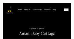 Desktop Screenshot of amanibabycottage.org